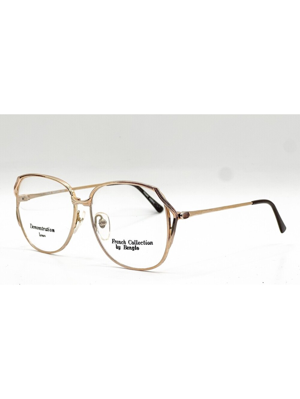 Ben-Glo French Collection Gold Brown Authentic Eyeglasses 60-15-150